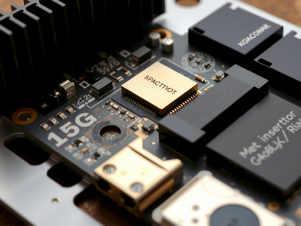 Dettaglio interno di un'unità radio 5G