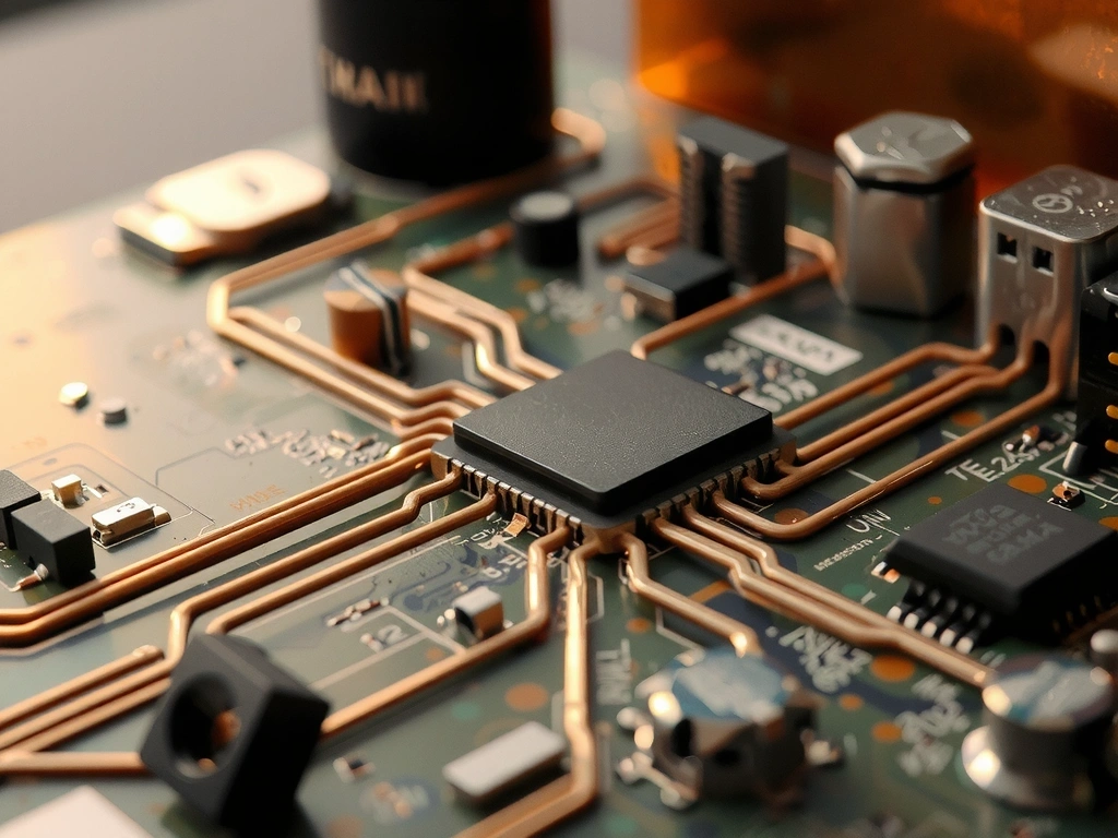 Dettaglio di circuito stampato