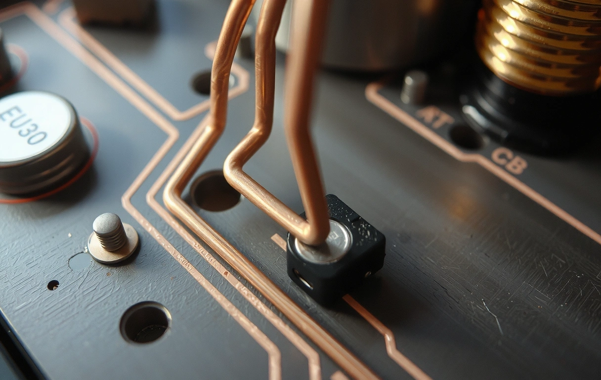 Dettaglio di una scheda tecnologica